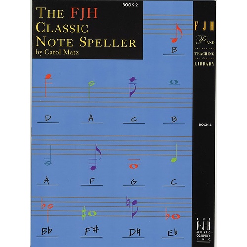 FJH Classic Note Speller Book 2 by Carol Matz for Piano