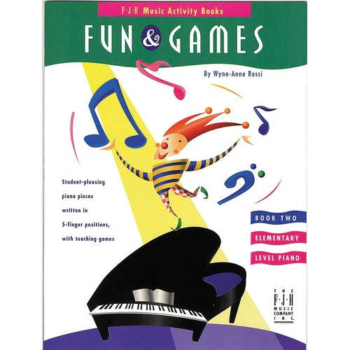 Fun and Games Book 2 for Piano by Wynn-Anne Rossi, FJH Music Company, Piano Solo, 1 Page