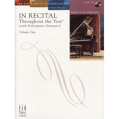 In Recital Throughout the Year Vol 1 Book 3 BK/CD