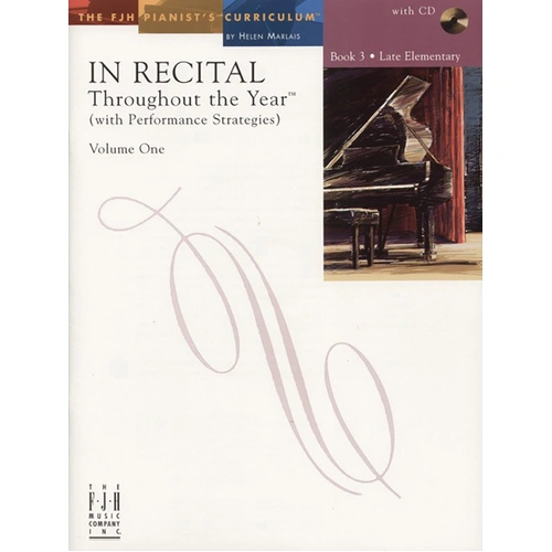 In Recital Throughout the Year Volume 1 Book 3 BK/CD