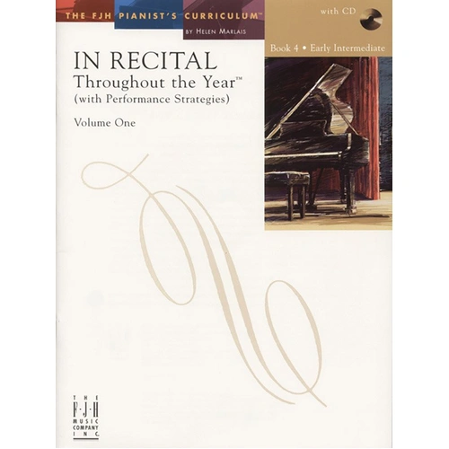 In Recital Throughout the Year Vol 1 Book 4 BK/CD