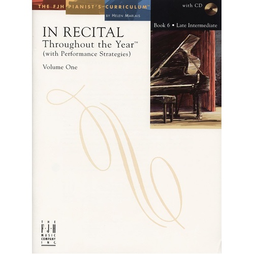 In Recital Throughout the Year Volume 1 Book 6 with CD