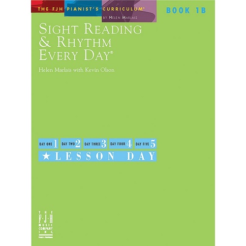 Sight Reading & Rhythm Every Day Book 1B by Helen Marlais & Kevin Olson, FJH Music Company, Piano Solo, 1 page