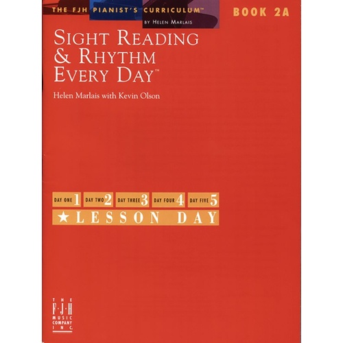 Sight Reading & Rhythm Every Day Book 2A by Helen Marlais & Kevin Olson, FJH Music Company, Piano Solo, 1 Page