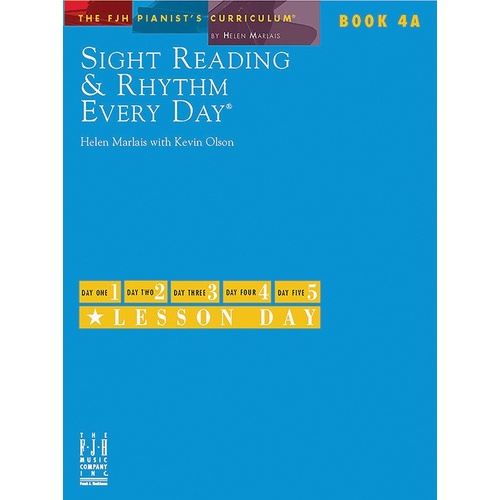 Sight Reading & Rhythm Every Day Book 4A by Helen Marlais & Kevin Olson - Piano Solo, FJH Music Company