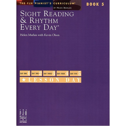 Sight Reading & Rhythm Every Day Book 5 by Helen Marlais & Kevin Olson - Piano Solo, FJH Music Company
