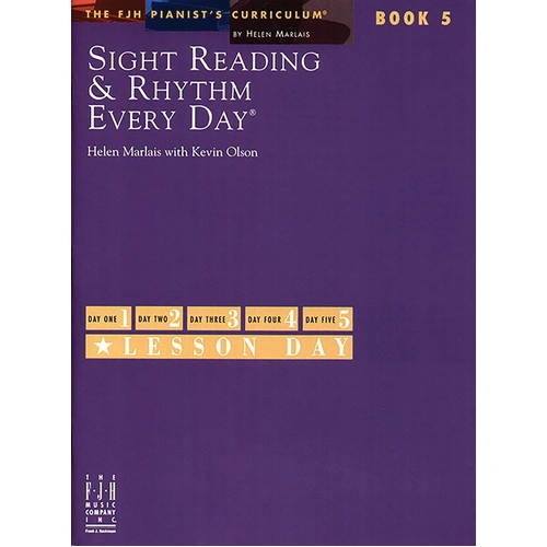 Sight Reading & Rhythm Every Day Book 5 by Helen Marlais & Kevin Olson