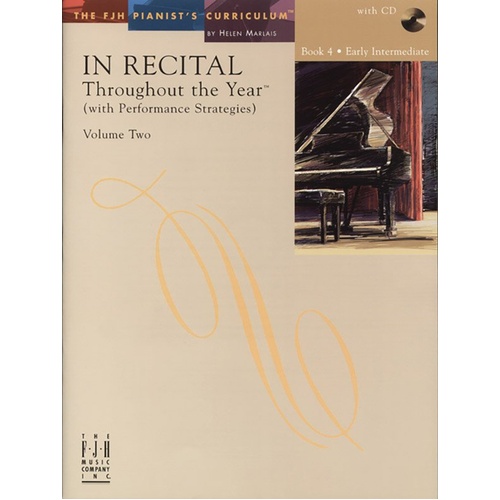 In Recital Throughout the Year Vol 2 Book 4 BK/CD