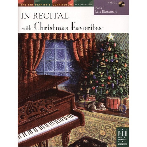 In Recital with Christmas Favorites Book 3 BK/CD