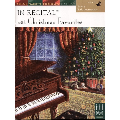 In Recital with Christmas Favorites Book 4 BK/CD