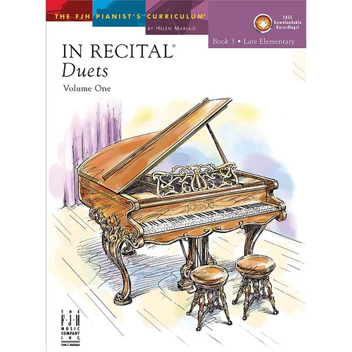 In Recital Duets Vol 1 Book 3 Piano Duet FJH Music Company