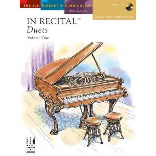 In Recital Duets Vol 1 Book 4 Book/CD (Softcover Book)
