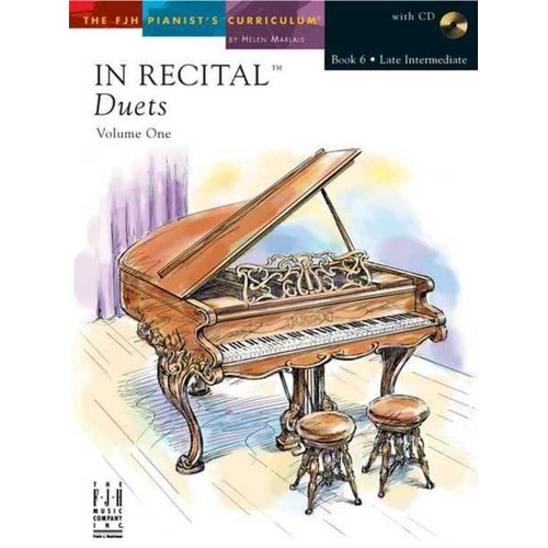 In Recital Duets Vol 1 Book 6 BK/CD