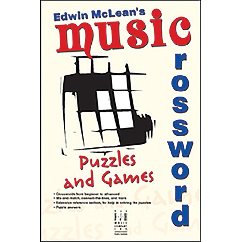 Edwin McLean's Music Crossword Puzzles and Games for Piano