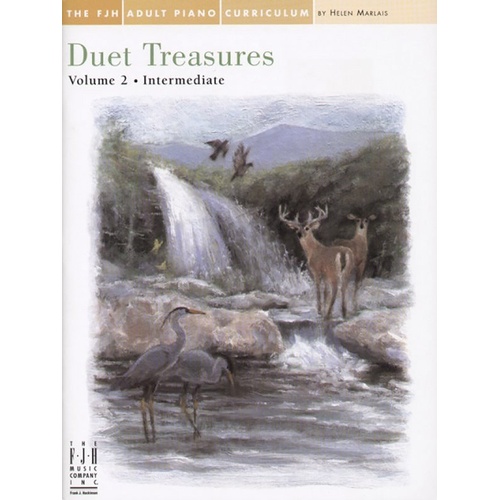 Duet Treasures Volume 2 Intermediate Piano Duets by FJH Music Company