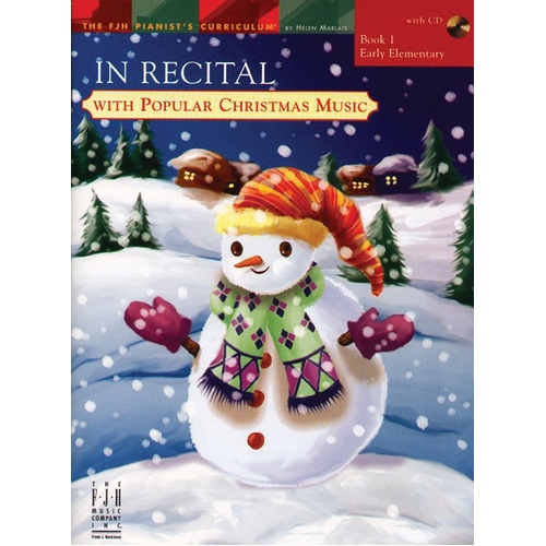 In Recital with Popular Christmas Music Book 1 BK/CD