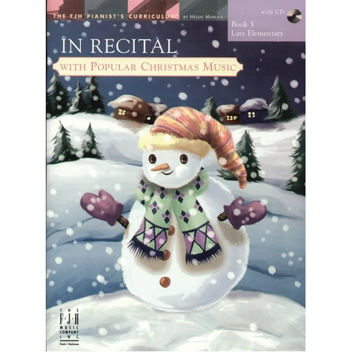 In Recital with Popular Christmas Music Book 3 BK/CD