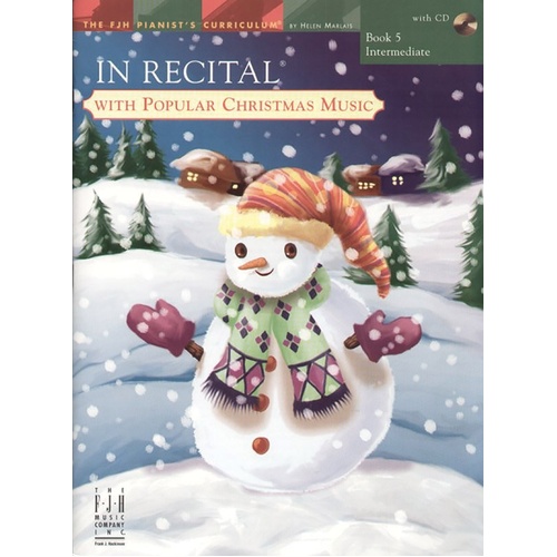 In Recital with Popular Christmas Music Book 5 BK/CD