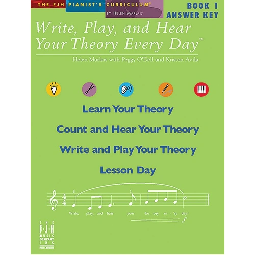 Write Play and Hear Your Theory Answer Key Book 1