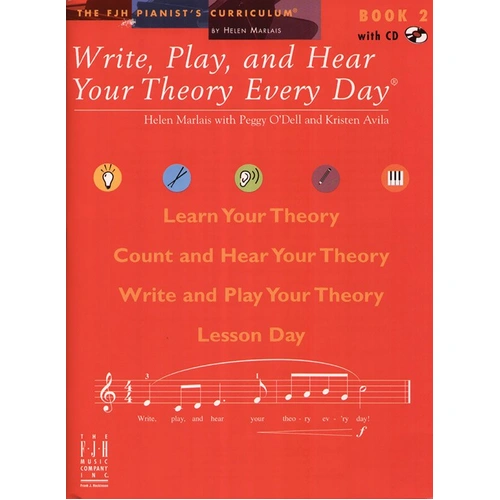 Write Play and Hear Your Theory Book 2 with CD