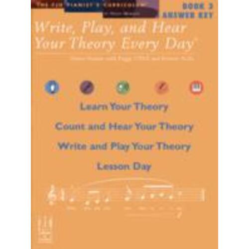 Write Play And Hear Your Theory Book 3 Answer Key (Softcover Book/CD)