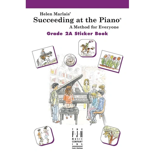 Succeeding at the Piano Grade 2B Lesson and Technique Sticker Book