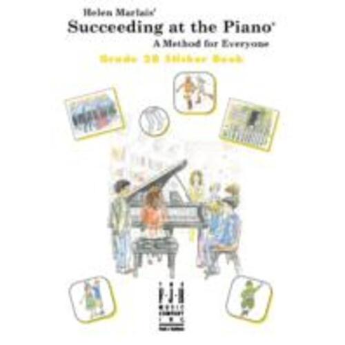 Succeeding At The Piano Gr 2B Sticker Book (Softcover Book)
