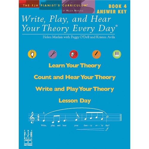 Write Play and Hear Your Theory Every Day Book 4 Answer Key