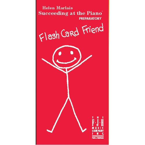 Succeeding at the Piano Flash Card Friend Preparatory Set of 108 Color Cards