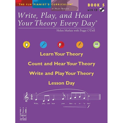 Write Play and Hear Your Theory Book 5 with CD