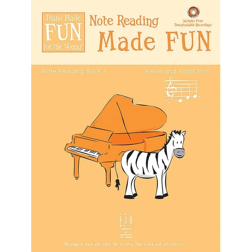 Note Reading Made Fun Book 1 by Julia Olson & Kevin Olson