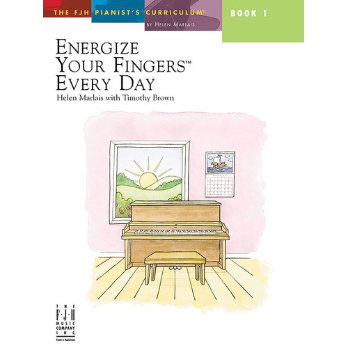 Energize Your Fingers Every Day Book 1 by Helen Marlais & Timothy Brown, FJH Music Company, Piano, 1 Page