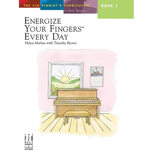 Energize Your Fingers Every Day Book 1 by Helen Marlais & Timothy Brown, FJH Music Company, Piano, 1 Page