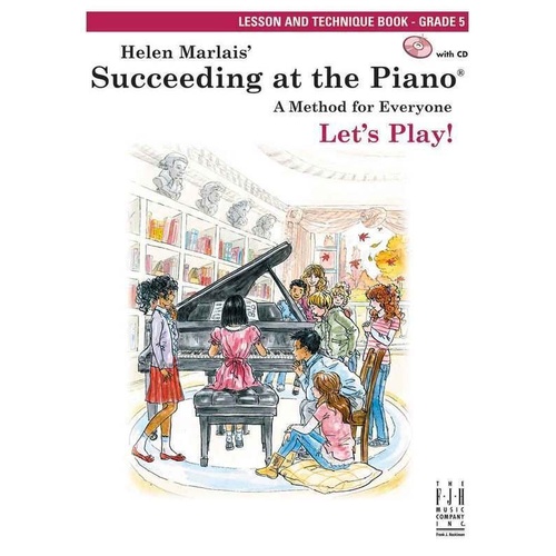 Succeeding at the Piano Lesson & Technique Grade 5 w/CD