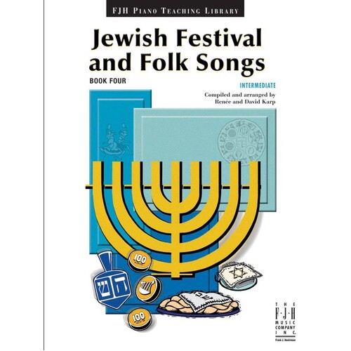 Jewish Festival And Folk Songs Book 4 (Softcover Book)