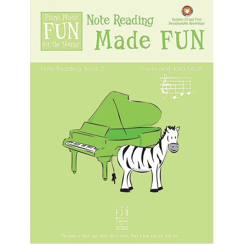 Note Reading Made Fun Book 2 with CD for Piano
