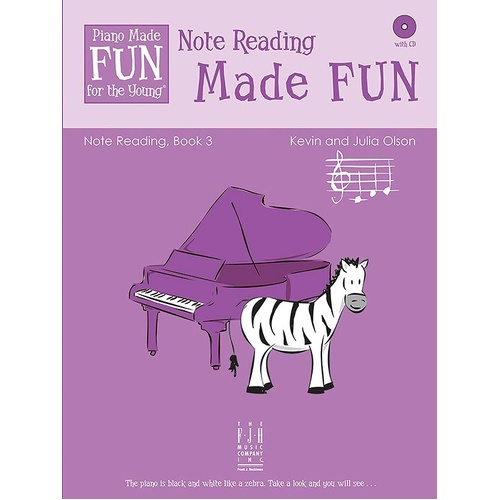 Note Reading Made Fun Book 3 with CD