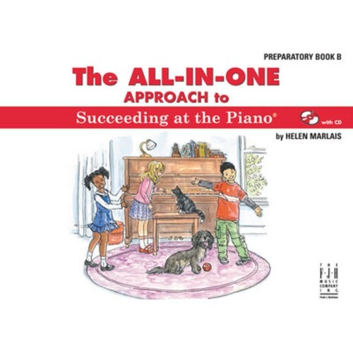 All In One Approach Succeeding Piano Prep B (Softcover Book/CD)