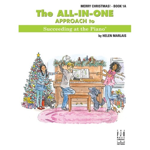 All In One Approach Succeeding Piano Merry Christmas 1A (Softcover Book)