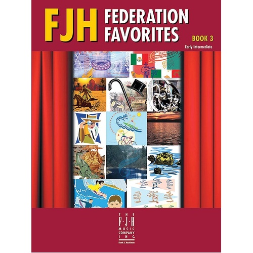FJH Federation Favorites Book 3 Piano Solo 40 Pages
