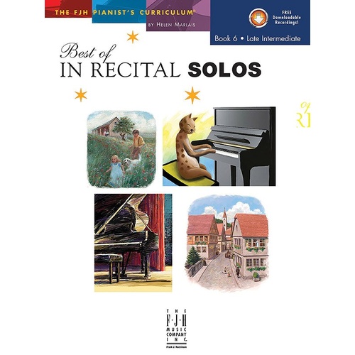 Best of In Recital Solos Book 6 Late Intermediate for Piano