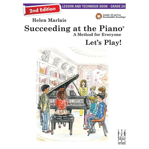 Succeeding at the Piano Grade 2A Lesson & Technique Book with CD