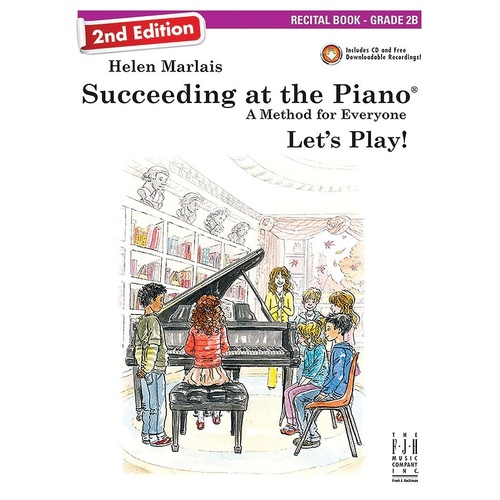 Succeeding at the Piano 2nd Ed Grade 2B Theory & Activity with CD and Downloadable Recordings