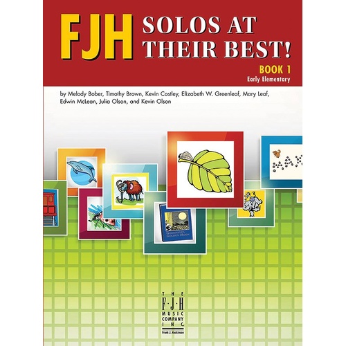 FJH Solos at Their Best Book 1 for Piano - 32 Pages