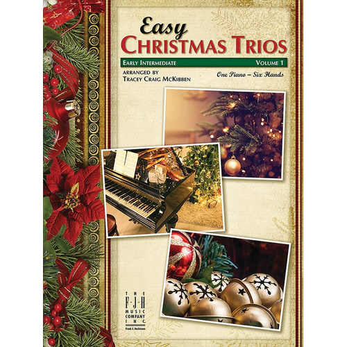 Easy Christmas Trios Vol. 1 - One Piano, Six Hands - McKibben FJH2375