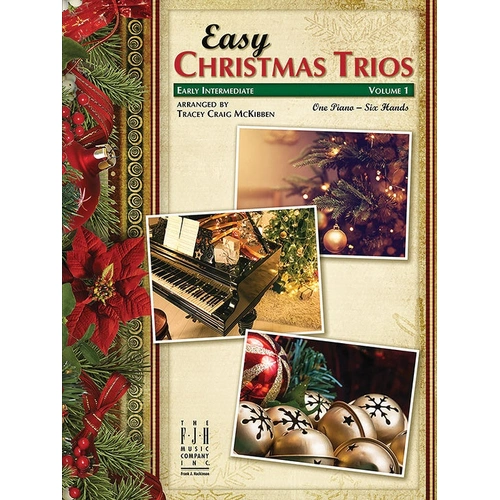Easy Christmas Trios Vol. 1 - One Piano, Six Hands - McKibben - FJH2375 Piano Sheet Music