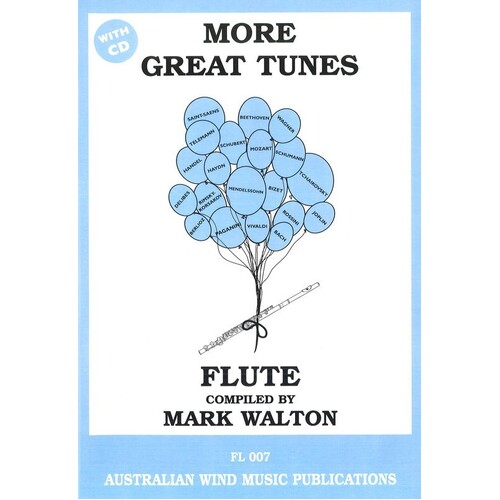 More Great Tunes Flute Softcover Book/CD