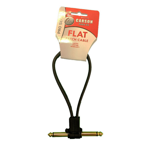 Carson Flat1 Pro 1 Foot Flat Patch Cable