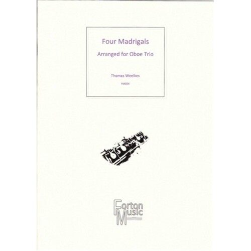 Four Madrigals 3 Oboes (Softcover Book)
