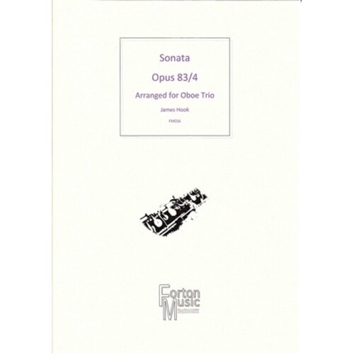 Sonata Op 83/4 Oboe Trio (Softcover Book)